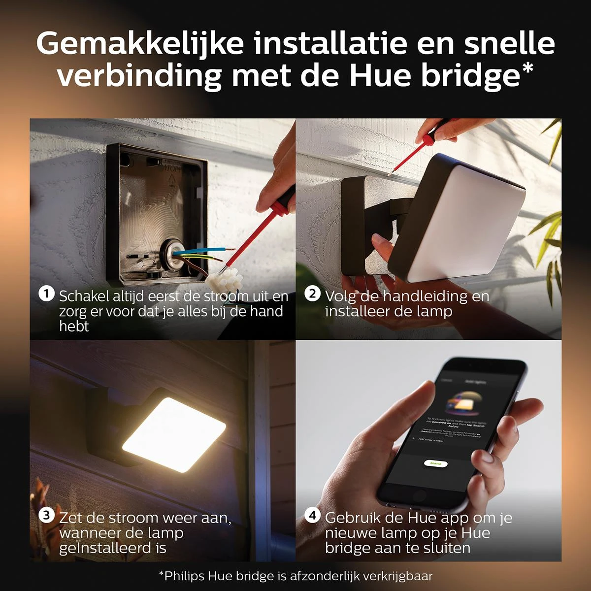 Philips Hue Welkom Schijnwerper 8 Philips Hue Welkom Schijnwerper - Afbeelding 6