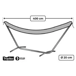 Tropilex® Afdekhoes Hammock Sleeve Grijs -Tuinproducten 10031070