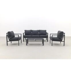 Garden Impressions Durban Loungeset 4-delig - Zwart 20 Garden Impressions Durban Loungeset 4-delig - Zwart -Tuinproducten 10046008