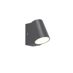 QAZQA Buitenlamp Antraciet Met Licht-donker Sensor Incl. LED - Uma