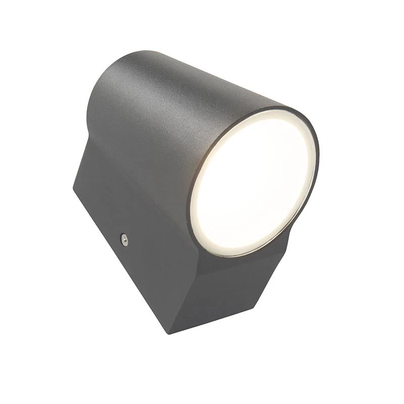 QAZQA Buitenlamp Antraciet Met Licht-donker Sensor Incl. LED - Uma 5 QAZQA Buitenlamp Antraciet Met Licht-donker Sensor Incl. LED - Uma - Afbeelding 3