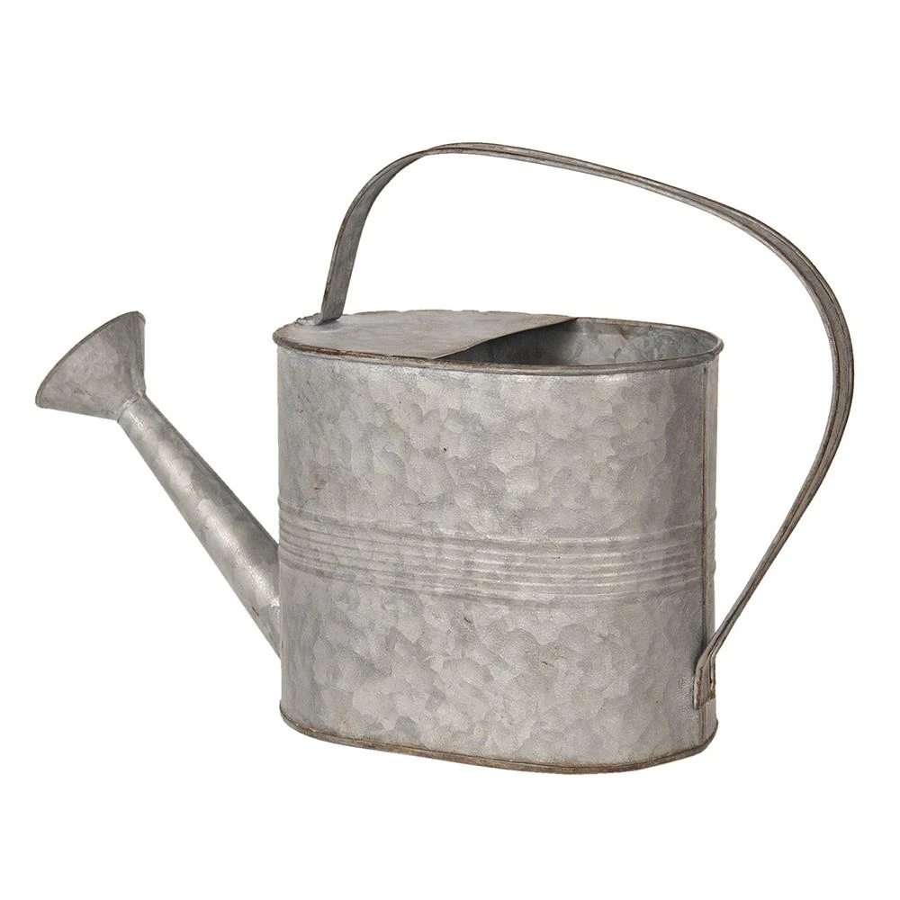 Clayre & Eef Decoratie Gieter 40x14x25 Cm Grijs Metaal Plantengieter 5 Clayre & Eef Decoratie Gieter 40x14x25 Cm Grijs Metaal Plantengieter - Afbeelding 3