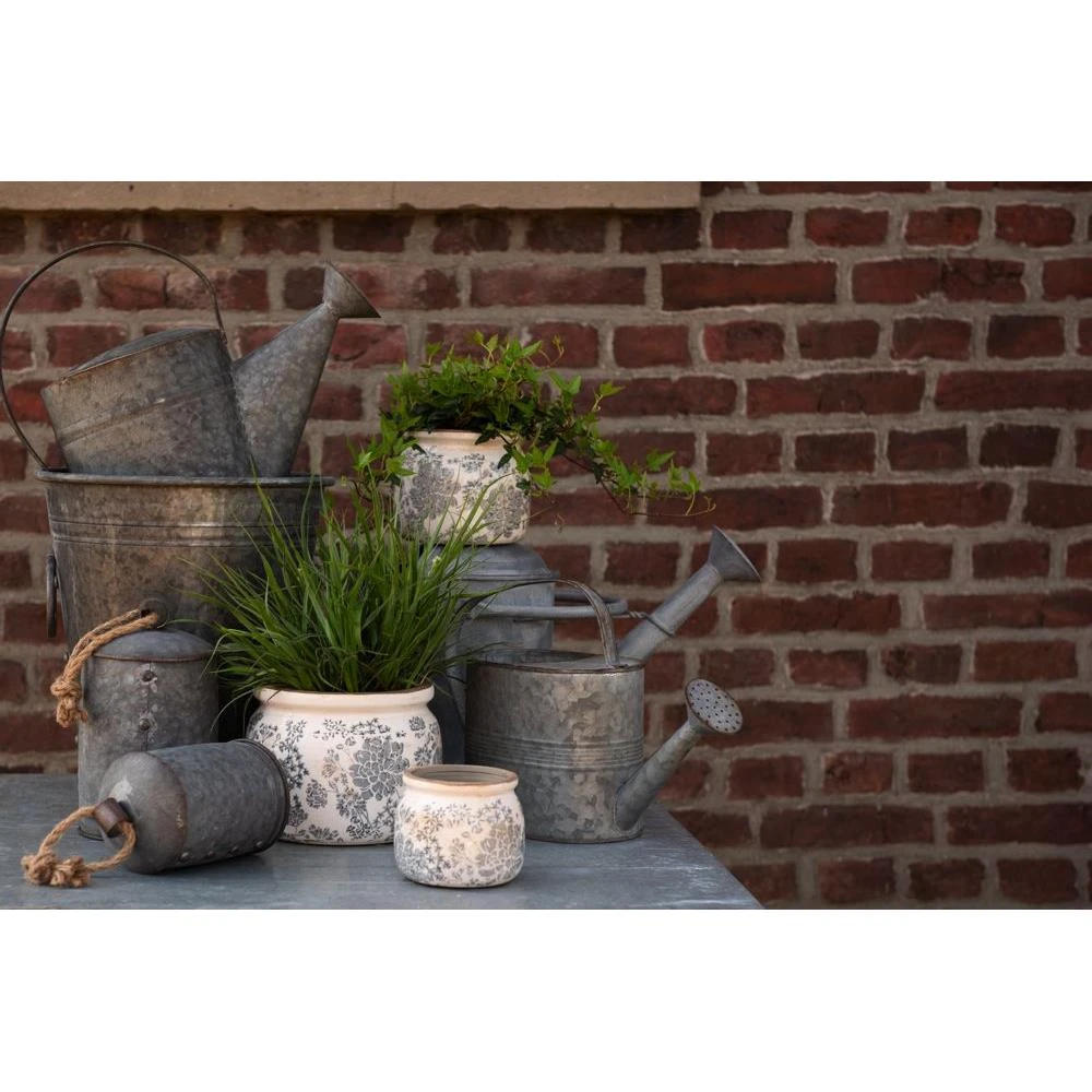 Clayre & Eef Decoratie Gieter 40x14x25 Cm Grijs Metaal Plantengieter 6 Clayre & Eef Decoratie Gieter 40x14x25 Cm Grijs Metaal Plantengieter - Afbeelding 4