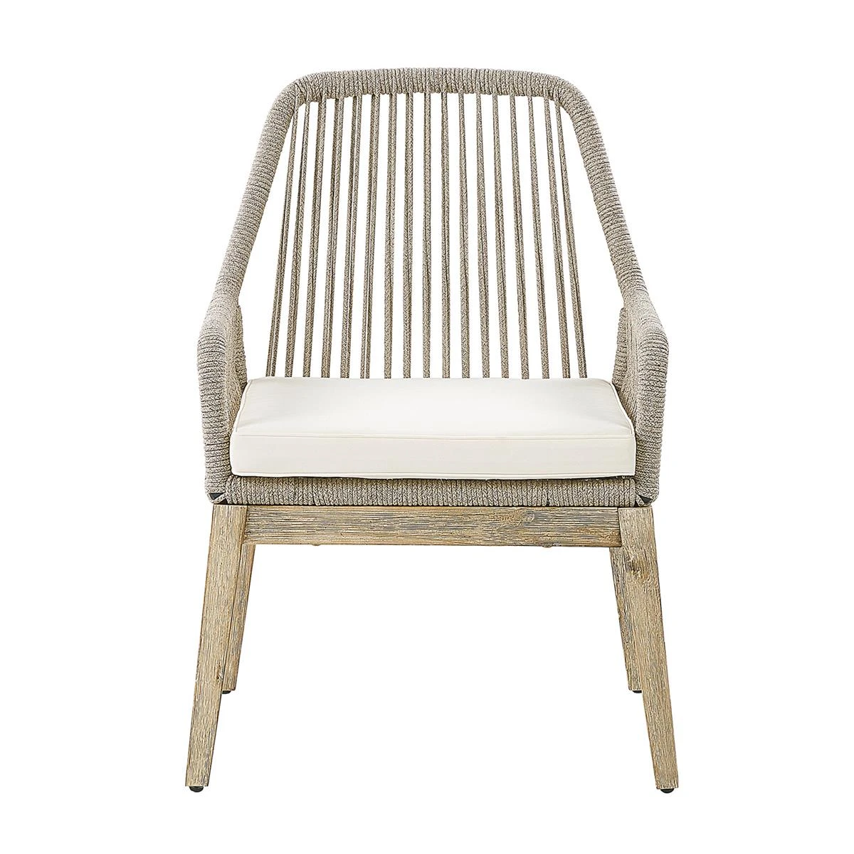 Beliani - OLBIA - Tuinstoel Set Van 2 - Beige - Polypropyleen 6 Beliani - OLBIA - Tuinstoel Set Van 2 - Beige - Polypropyleen - Afbeelding 4