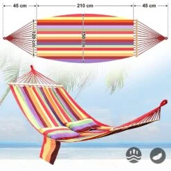 ACAZA Hangmat Multi Kleuren -Tuinproducten 10068079