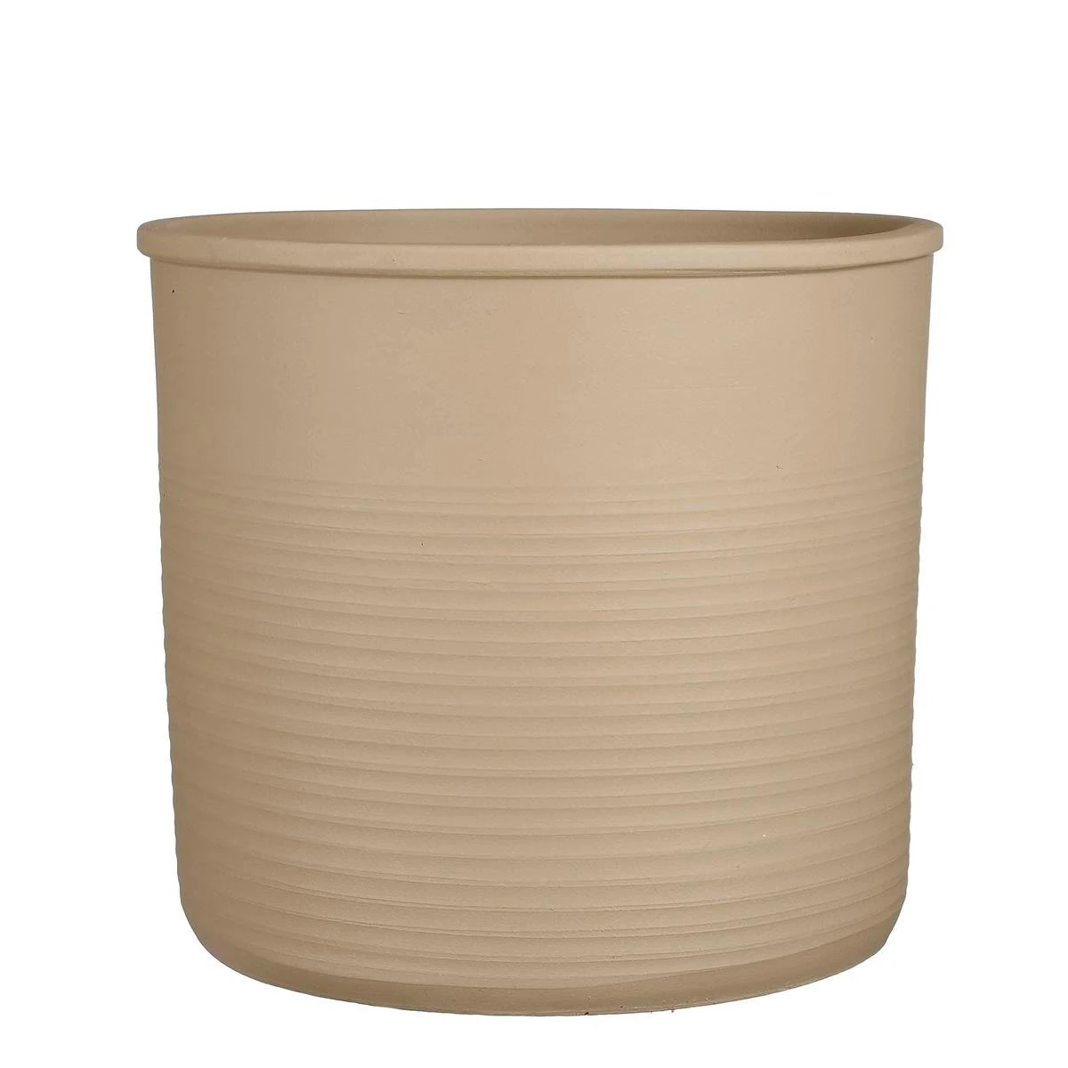 Mica Decorations Momo Ronde Bloempot - H33xØ38 Cm - Terracotta - Taupe 3 Mica Decorations Momo Ronde Bloempot - H33xØ38 Cm - Terracotta - Taupe
