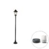 QAZQA Smart Staande Buitenlamp Zwart 170cm Incl. Wifi ST64 - New 1 QAZQA Smart Staande Buitenlamp Zwart 170cm Incl. Wifi ST64 - New -Tuinproducten 10084093