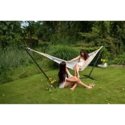 Tropilex® Hangmat Met Standaard Eénpersoons Easy & Natural Blue Blauw 15 Tropilex® Hangmat Met Standaard Eénpersoons Easy & Natural Blue Blauw -Tuinproducten 10090587