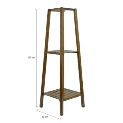 QUVIO Plantenstandaard 3 Laags Hout - Donkerbruin 10 QUVIO Plantenstandaard 3 Laags Hout - Donkerbruin -Tuinproducten 10099005