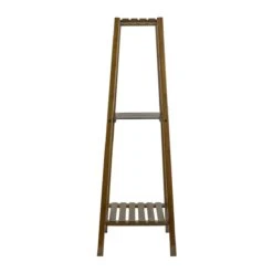 QUVIO Plantenstandaard 3 Laags Hout - Donkerbruin 11 QUVIO Plantenstandaard 3 Laags Hout - Donkerbruin -Tuinproducten 10099008