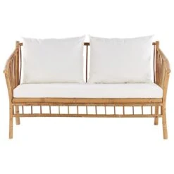 Beliani - MAGGIORE - Loungeset Voor 4 - Lichte Houtkleur - Bamboehout 15 Beliani - MAGGIORE - Loungeset Voor 4 - Lichte Houtkleur - Bamboehout -Tuinproducten 10102532