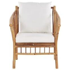 Beliani - MAGGIORE - Loungeset Voor 4 - Lichte Houtkleur - Bamboehout 20 Beliani - MAGGIORE - Loungeset Voor 4 - Lichte Houtkleur - Bamboehout -Tuinproducten 10102542