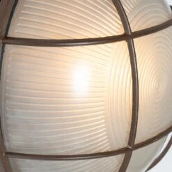 QAZQA Industriële Buitenwandlamp Roestbruin IP44 - Hanneke -Tuinproducten 10102812