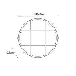 QAZQA Industriële Buitenwandlamp Roestbruin IP44 - Hanneke -Tuinproducten 10102813