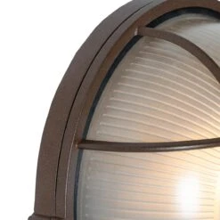 QAZQA Industriële Buitenwandlamp Roestbruin IP44 - Hanneke -Tuinproducten 10102830