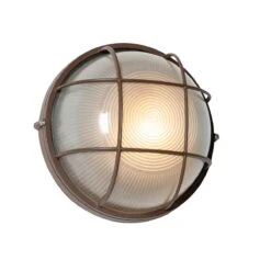 QAZQA Industriële Buitenwandlamp Roestbruin IP44 - Hanneke -Tuinproducten 10102835