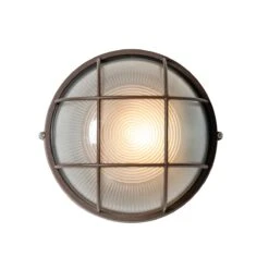 QAZQA Industriële Buitenwandlamp Roestbruin IP44 - Hanneke -Tuinproducten 10102837