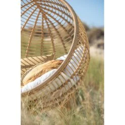J-Line Hangstoel Rond Staal Naturel -Tuinproducten 10127456