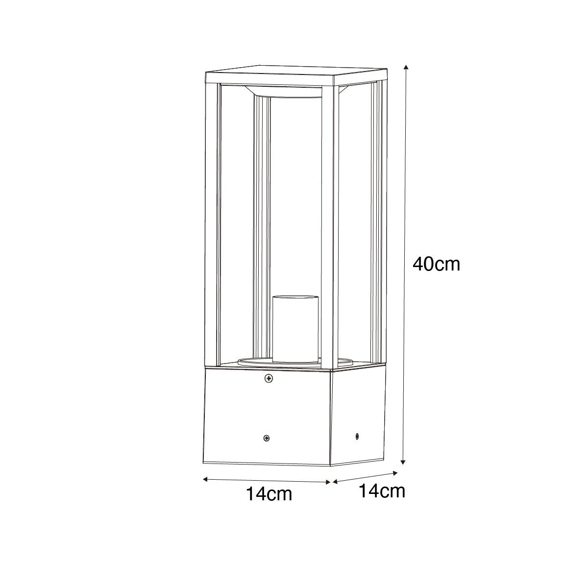 QAZQA Vintage Staande Buitenlamp Antiek Goud 40 Cm IP44 - Charlois 7 QAZQA Vintage Staande Buitenlamp Antiek Goud 40 Cm IP44 - Charlois - Afbeelding 5