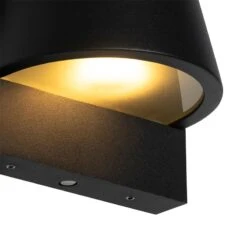 QAZQA Buiten Wandlamp Zwart IP44 Met Schemerschakelaar - Femke 18 QAZQA Buiten Wandlamp Zwart IP44 Met Schemerschakelaar - Femke -Tuinproducten 10144455