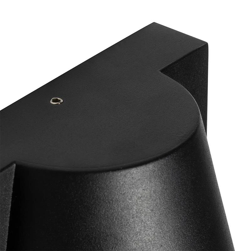 QAZQA Buiten Wandlamp Zwart IP44 Met Schemerschakelaar - Femke 12 QAZQA Buiten Wandlamp Zwart IP44 Met Schemerschakelaar - Femke - Afbeelding 10