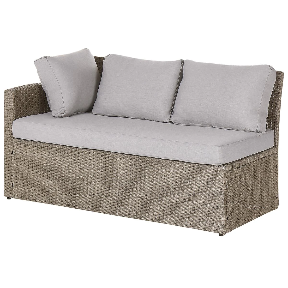 Beliani - BARDI - Loungeset Voor 5 - Natuurlijk - PE Rotan 9 Beliani - BARDI - Loungeset Voor 5 - Natuurlijk - PE Rotan - Afbeelding 7