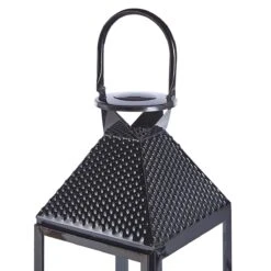 Beliani - BALI - Lantaarn - Zwart - RVS -Tuinproducten 10168116