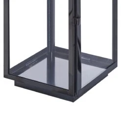 Beliani - BALI - Lantaarn - Zwart - RVS -Tuinproducten 10168118