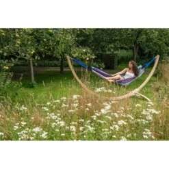 Tropilex® Hangmat Eénpersoons Cuba Blueberry Blauw 19 Tropilex® Hangmat Eénpersoons Cuba Blueberry Blauw -Tuinproducten 10173859
