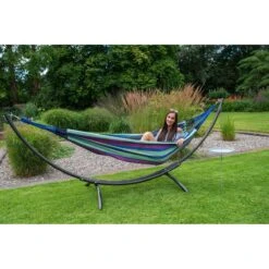 Tropilex® Hangmat Eénpersoons Cuba Blueberry Blauw 22 Tropilex® Hangmat Eénpersoons Cuba Blueberry Blauw -Tuinproducten 10173863