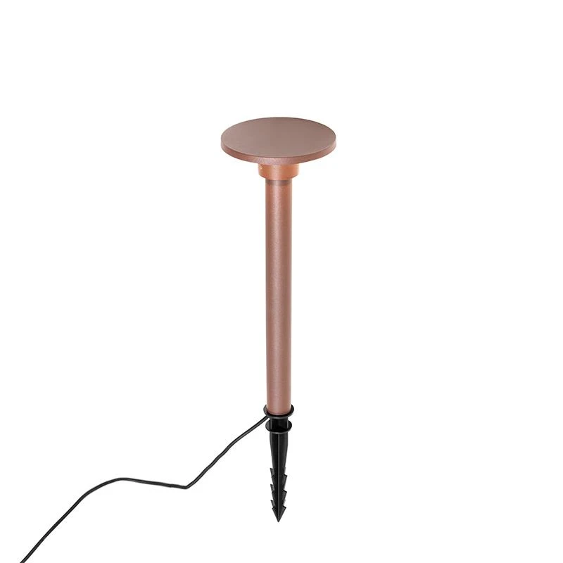 QAZQA Moderne Prikspot Roestbruin Incl. LED IP54 - Skyf 12 QAZQA Moderne Prikspot Roestbruin Incl. LED IP54 - Skyf - Afbeelding 10