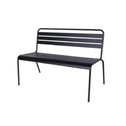 MaximaVida Max 150 Cm Zwarte Tuinset Met 2 Stoelen En 1 Bank -Tuinproducten 10183529
