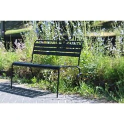 MaximaVida Max 150 Cm Zwarte Tuinset Met 2 Stoelen En 1 Bank -Tuinproducten 10183538