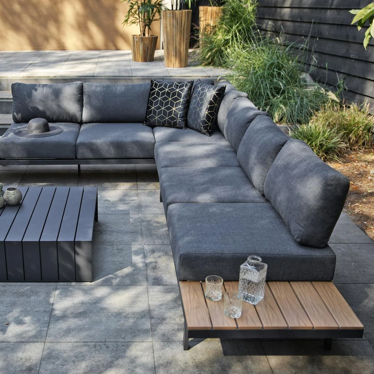 Exotan Bari Platform Loungeset - Grijs 7 Exotan Bari Platform Loungeset - Grijs - Afbeelding 5