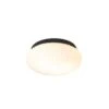 QAZQA Klassieke Plafondlamp Zwart Met Opaal Glas 30 Cm IP44 - Nohmi 1 QAZQA Klassieke Plafondlamp Zwart Met Opaal Glas 30 Cm IP44 - Nohmi -Tuinproducten 10215217