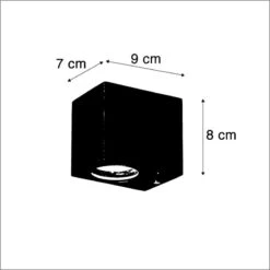 QAZQA Set Van 2 Moderne Wandlampen Zwart IP44 - Baleno 17 QAZQA Set Van 2 Moderne Wandlampen Zwart IP44 - Baleno -Tuinproducten 10216094