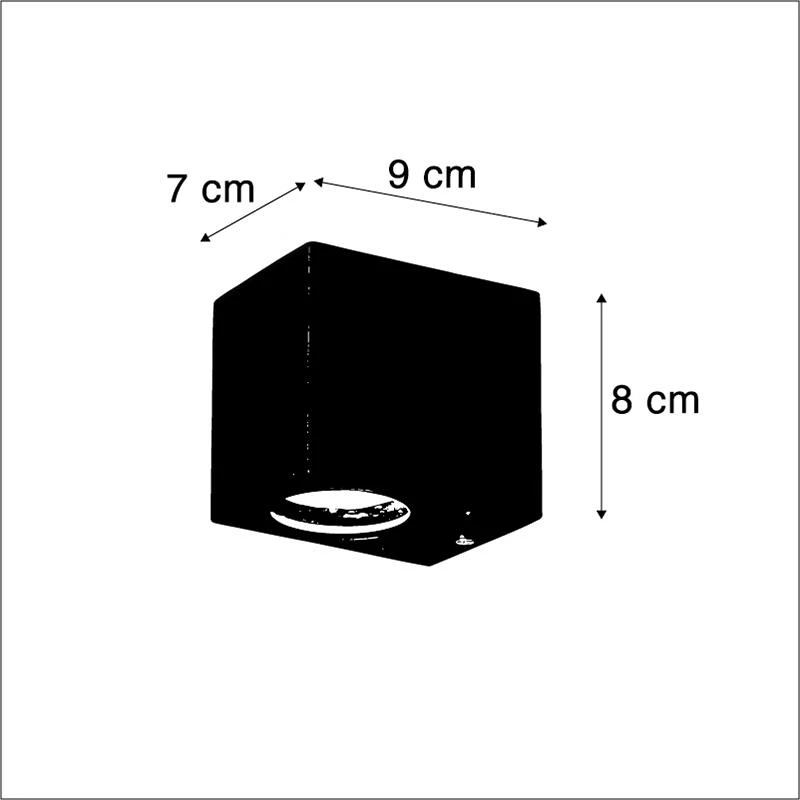 QAZQA Set Van 2 Moderne Wandlampen Zwart IP44 - Baleno 7 QAZQA Set Van 2 Moderne Wandlampen Zwart IP44 - Baleno - Afbeelding 5