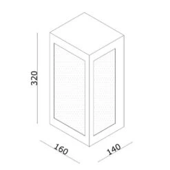 Artdelight Buitenlamp Rowin Wand LED H 32 Cm Zwart 9 Artdelight Buitenlamp Rowin Wand LED H 32 Cm Zwart -Tuinproducten 10218246
