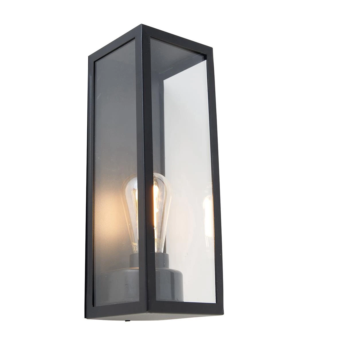 QAZQA Smart Buiten Wandlamp Zwart Met Glas Incl. Wifi ST64 - 5 QAZQA Smart Buiten Wandlamp Zwart Met Glas Incl. Wifi ST64 - - Afbeelding 3