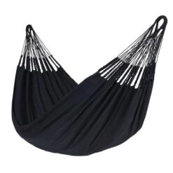 Tropilex® Hangmat Met Standaard Eénpersoons Easy & Classic Black Zwart -Tuinproducten 10259798