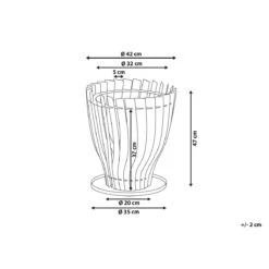 Beliani - KEDIRI - Vuurkorf - Zwart - Staal 23 Beliani - KEDIRI - Vuurkorf - Zwart - Staal -Tuinproducten 10302957