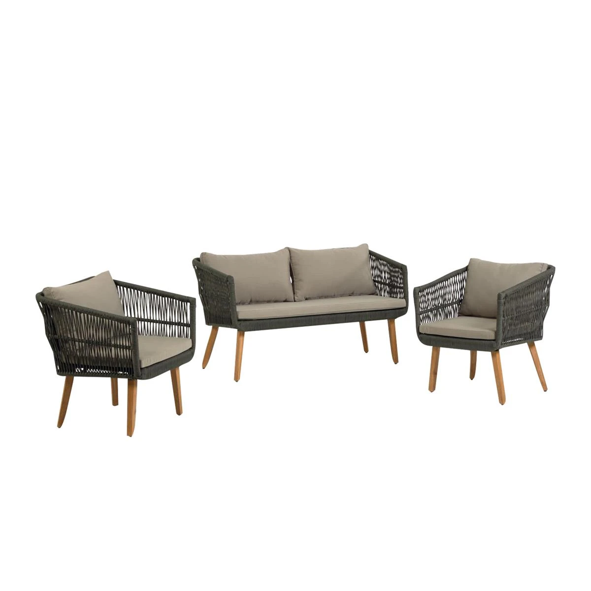Kave Home Inti Loungeset 3 Kave Home Inti Loungeset