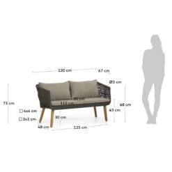 Kave Home Inti Loungeset 26 Kave Home Inti Loungeset -Tuinproducten 10329658