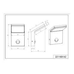 TRIO Pearl Wandlamp Met Bewegingssensor -Tuinproducten 10353052