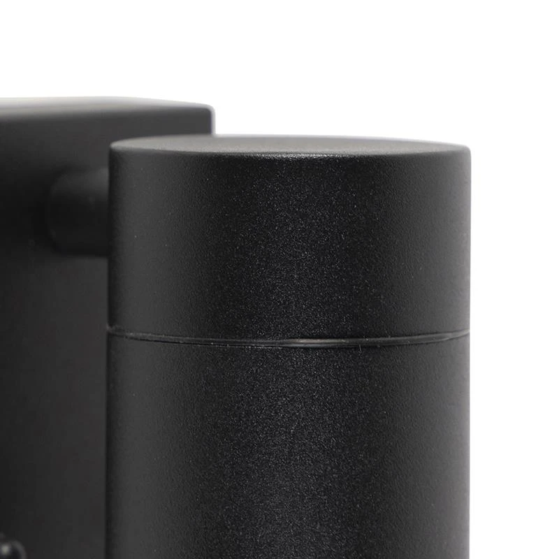 QAZQA Buitenwandlamp Zwart Met Bewegingssensor IP44 - Solo 6 QAZQA Buitenwandlamp Zwart Met Bewegingssensor IP44 - Solo - Afbeelding 4