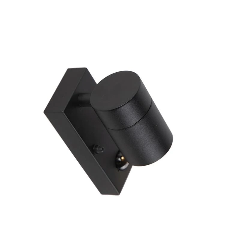 QAZQA Buitenwandlamp Zwart Met Bewegingssensor IP44 - Solo 12 QAZQA Buitenwandlamp Zwart Met Bewegingssensor IP44 - Solo - Afbeelding 10