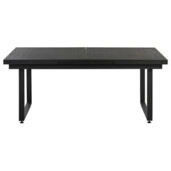 Beliani - VALCANETTO|TAVIANO - Tuinset Voor 6 - Zwart - Aluminium -Tuinproducten 10360436