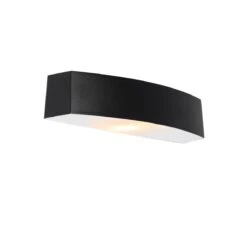 QAZQA Moderne Buiten Wandlamp Zwart IP44 - Bojan