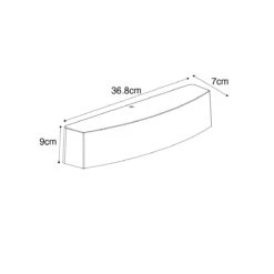 QAZQA Moderne Buiten Wandlamp Zwart IP44 - Bojan -Tuinproducten 10376024