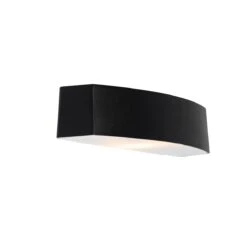 QAZQA Moderne Buiten Wandlamp Zwart IP44 - Bojan -Tuinproducten 10376046